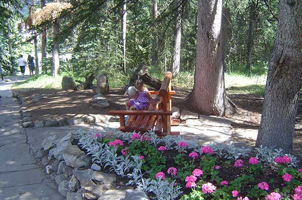 Banff Parks Canada Cascade Garden Bench