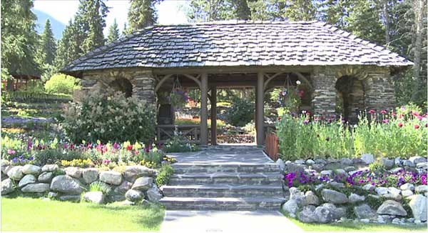 Banff Parks Canada Cascade Garden Gazebo