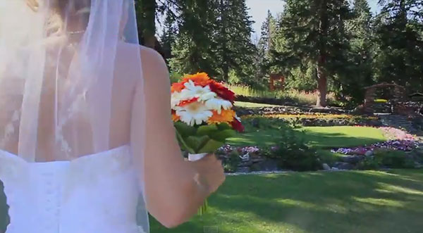 Wedding in Banff Parks Canada Cascade Garden